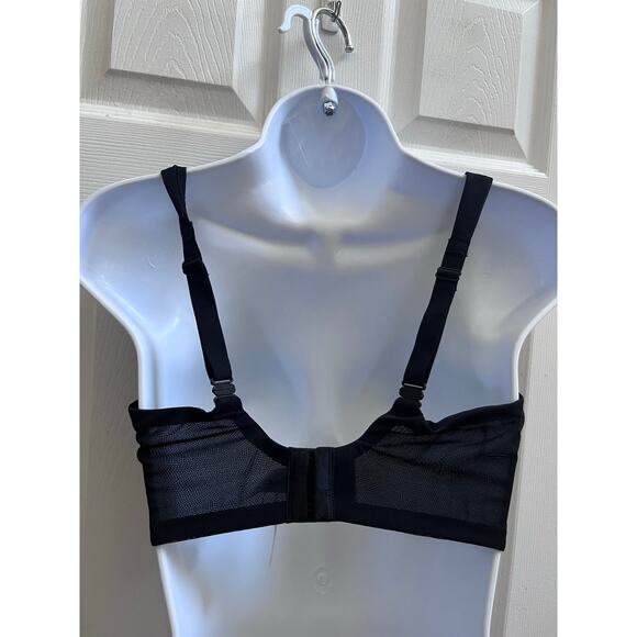 Nueskin New Black Sheer Unlined Mesh Underwired Bra Size 34 DDD - Picture 4 of 10